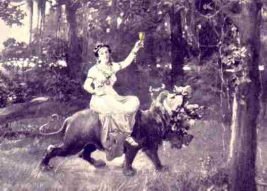 AN UNFAITHFUL WOMAN RIDES A TEN HORNED BEAST.
THIS IS IN THE LATTER DAYS. WHAT IS GOD TELLING US?