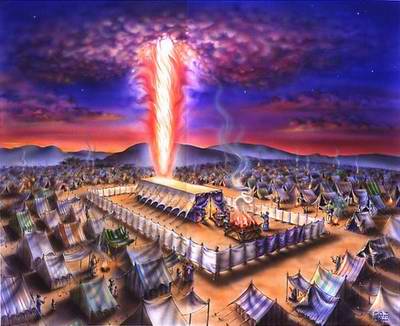 An early view of the covenant people of Israel
encamped together in unity as 